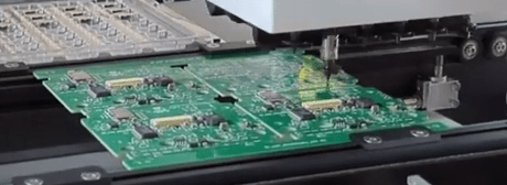 SMT Automated Assembly close up
