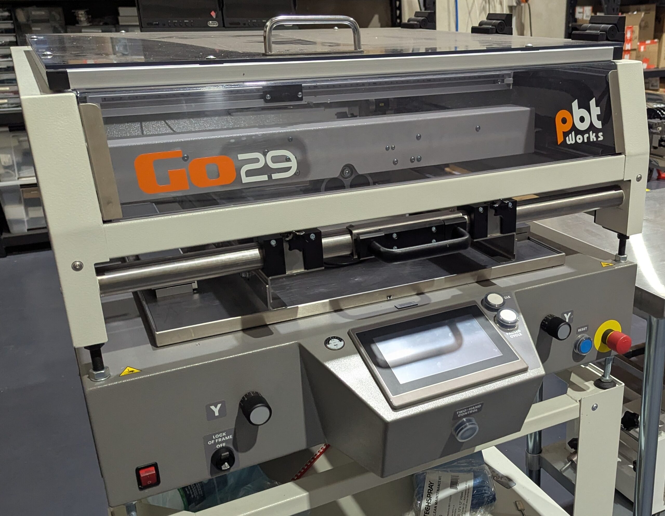 Automated stencil printer